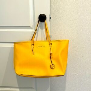 KORS Michael Kors Yellow Tote Bag